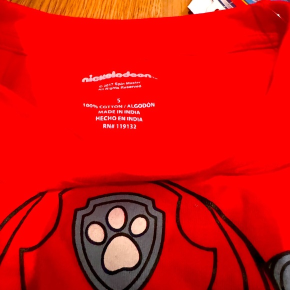 Paw Patrol “ Marshall” Gray Boys T-Shirt - Picture 4 of 6